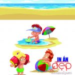 Hình ảnh trẻ em mùa hè